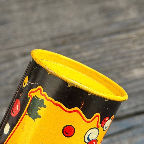 Vintage 1950's Kirchhof Tin Litho "Life of The Party" Noisemaker New Years Eve - Picture 3 of 12
